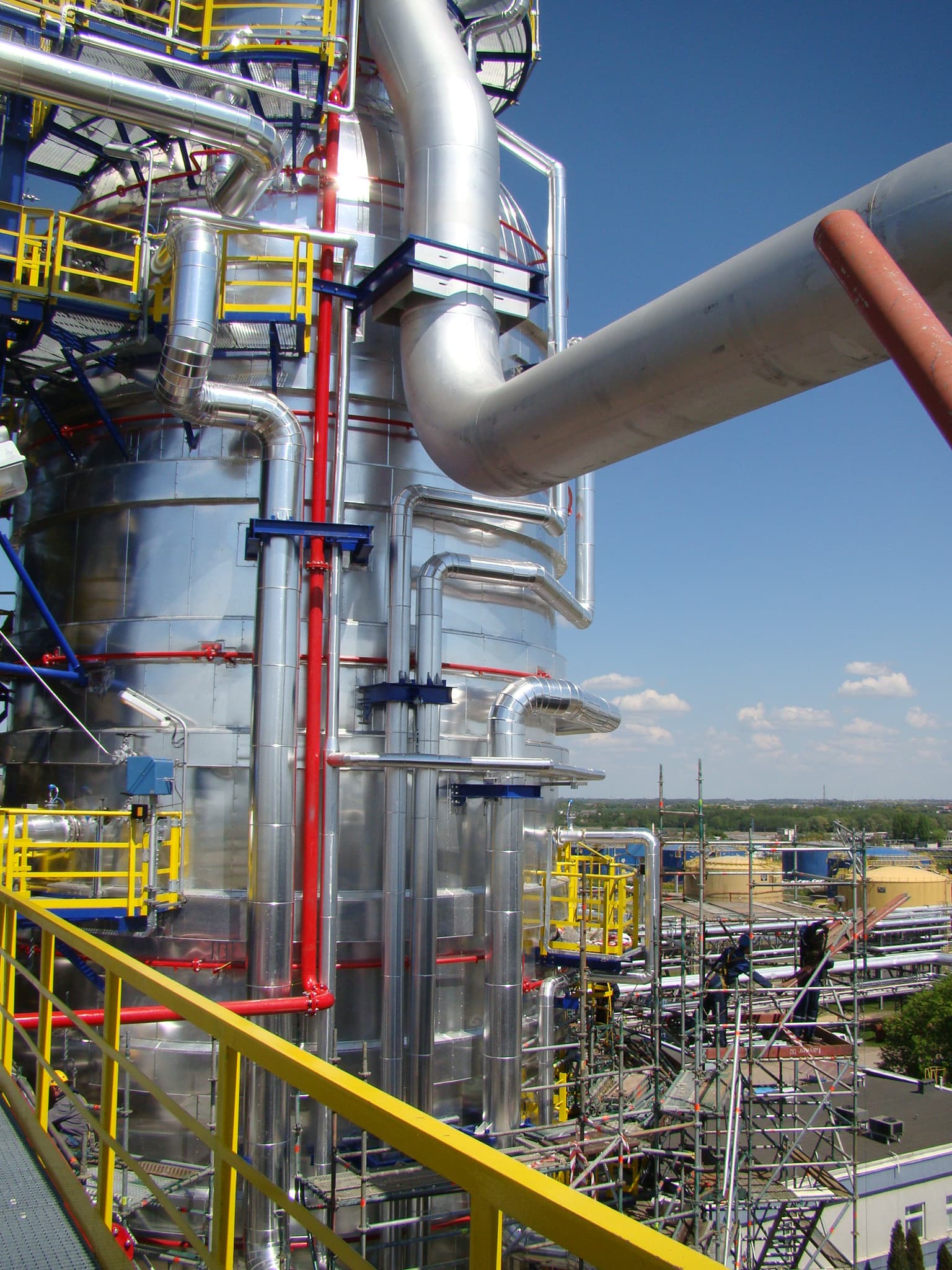 View from  height of PKN ORLEN Olefins Complex