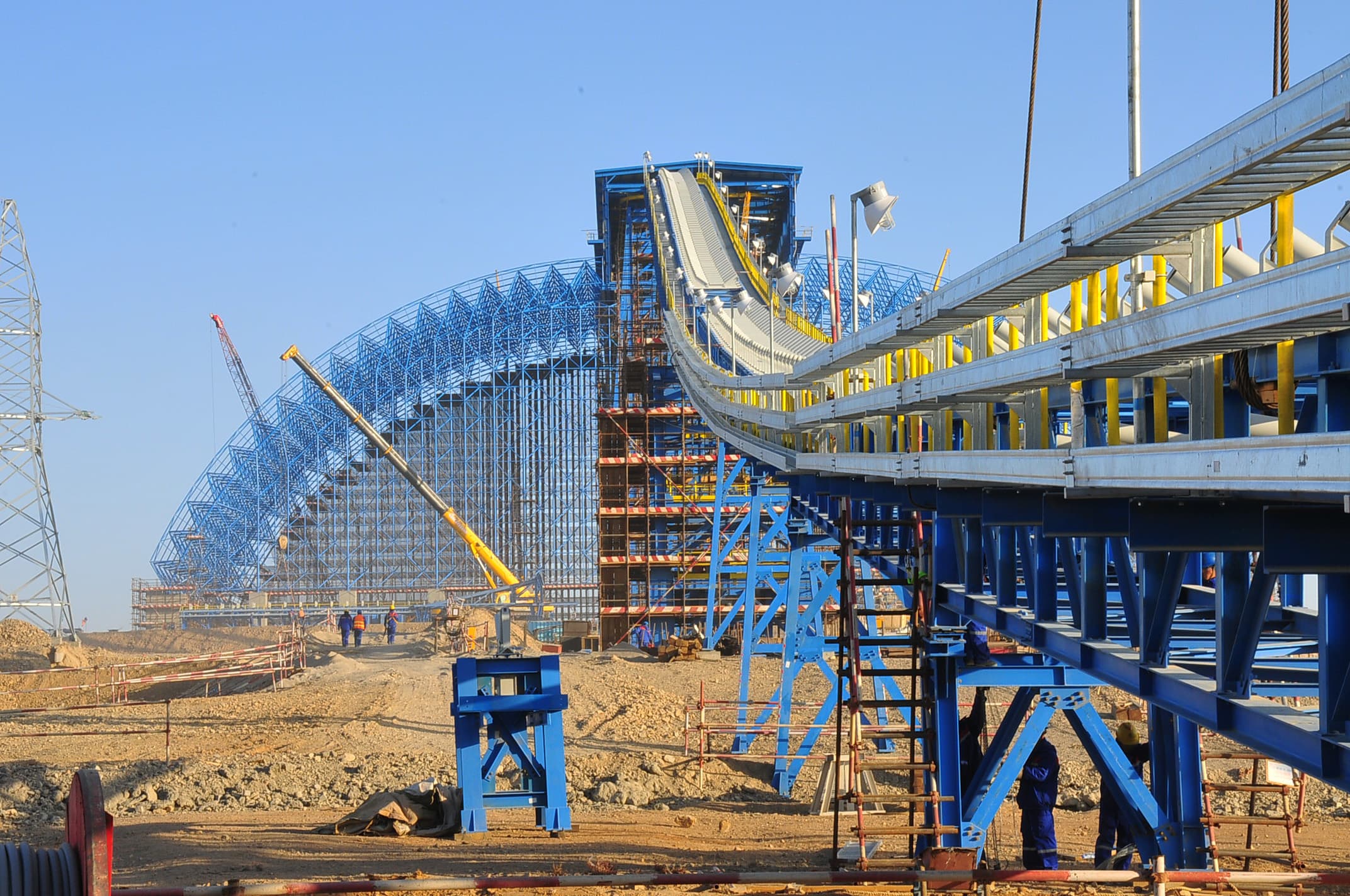 Construction at Oyu Tulgoi project