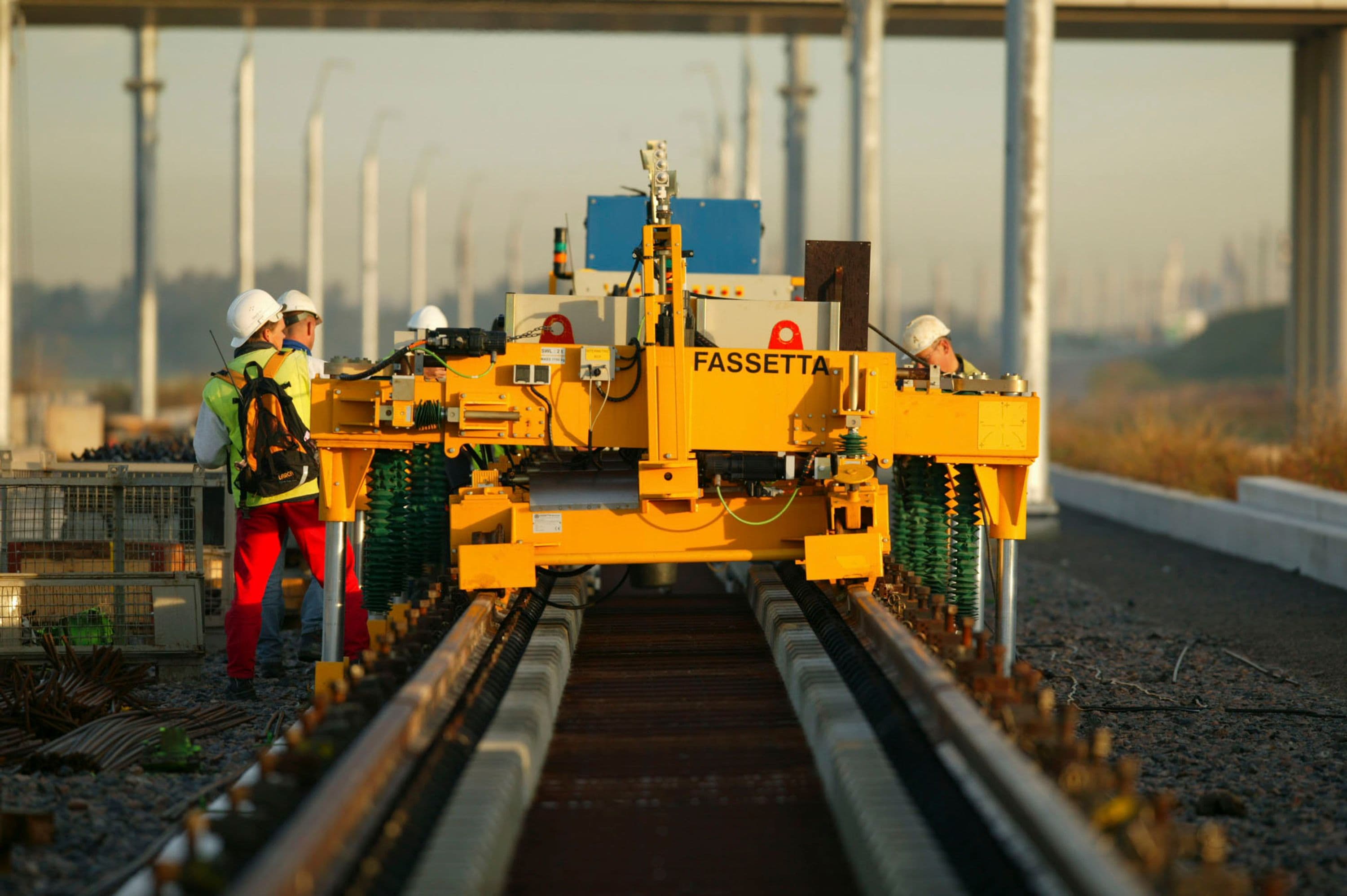 Testing high speed rail