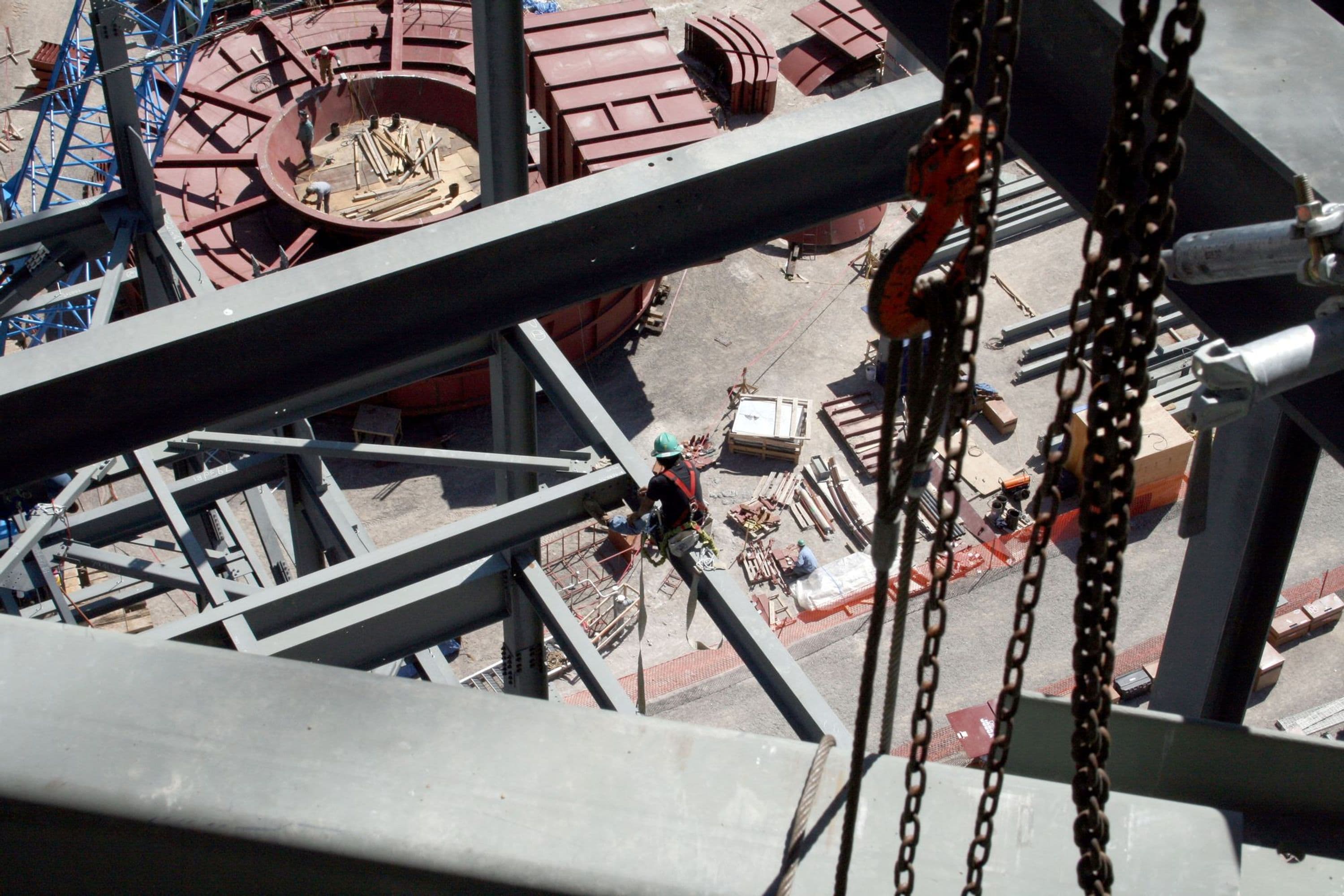 Steel beam construction