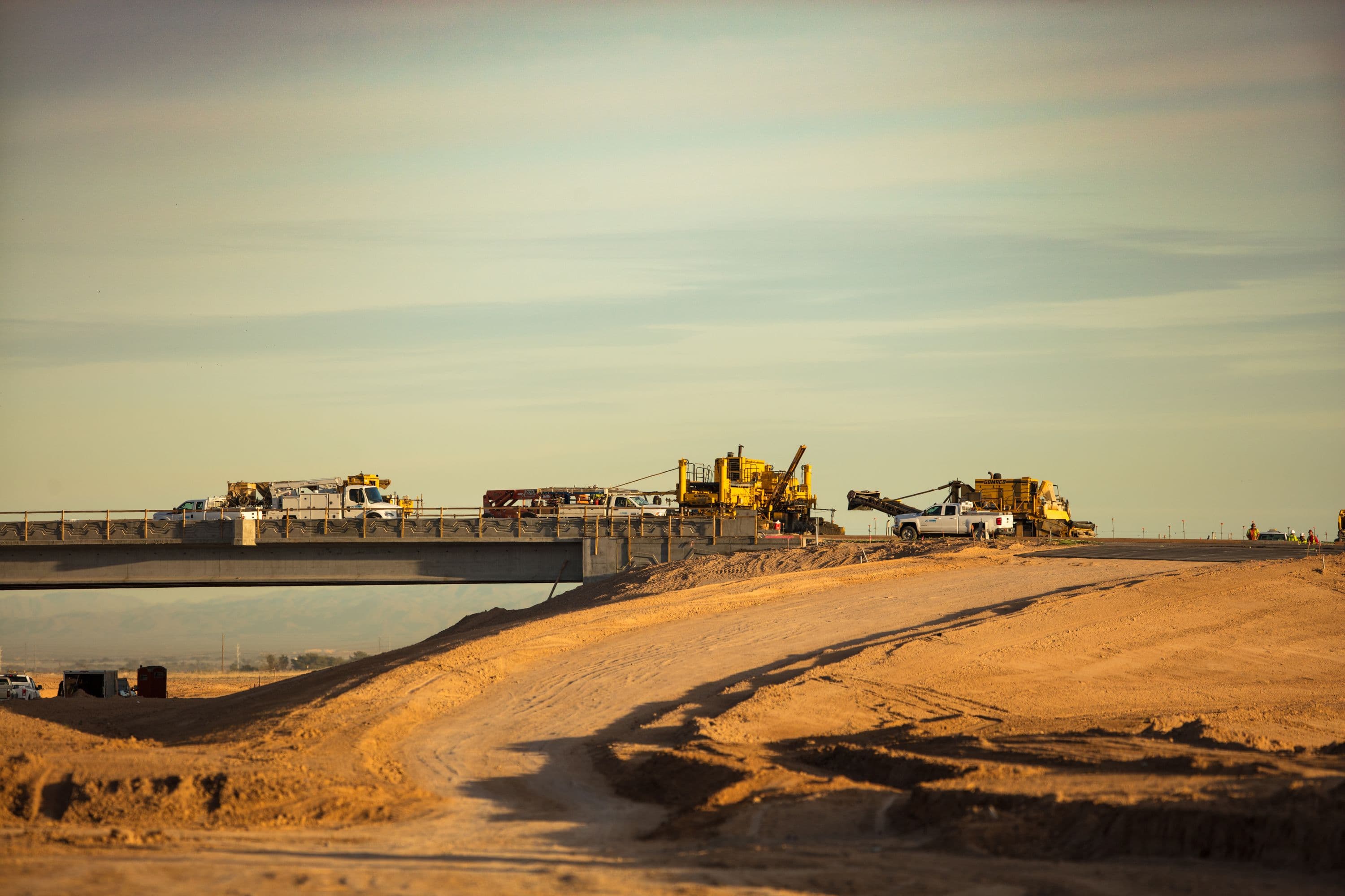 Elliot Road bridge work