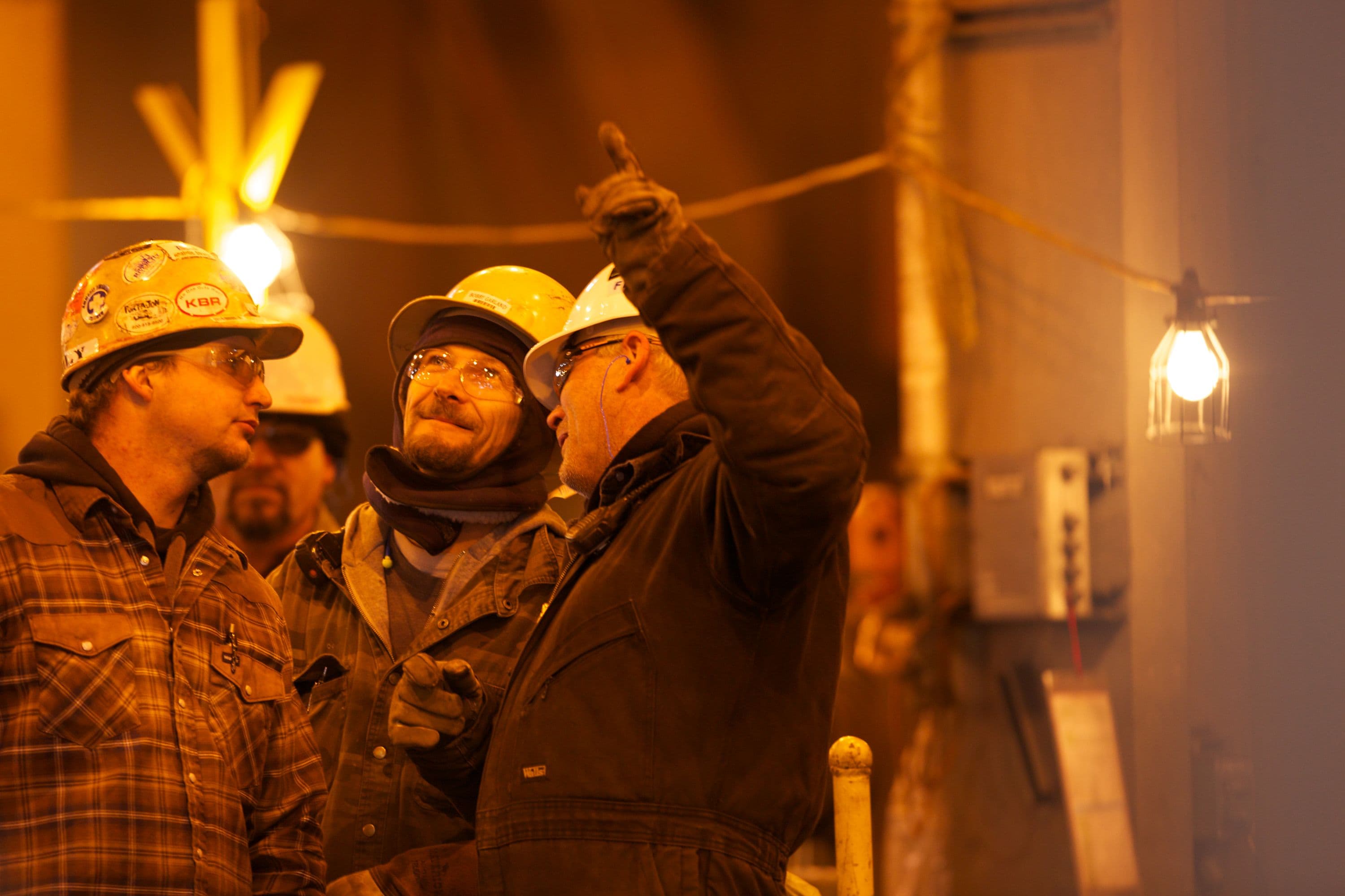 Supervisor with craft workers