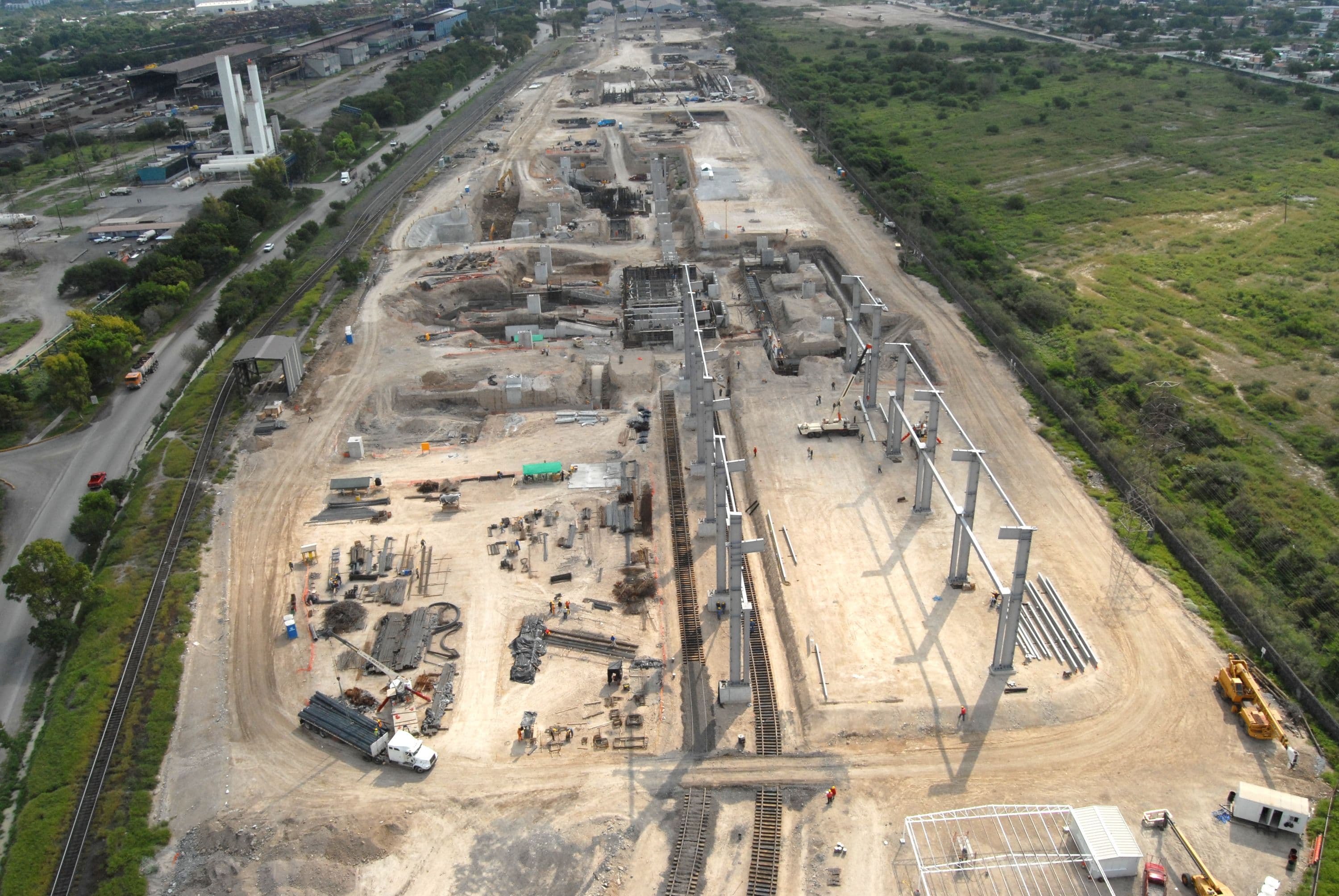 Aerial site view