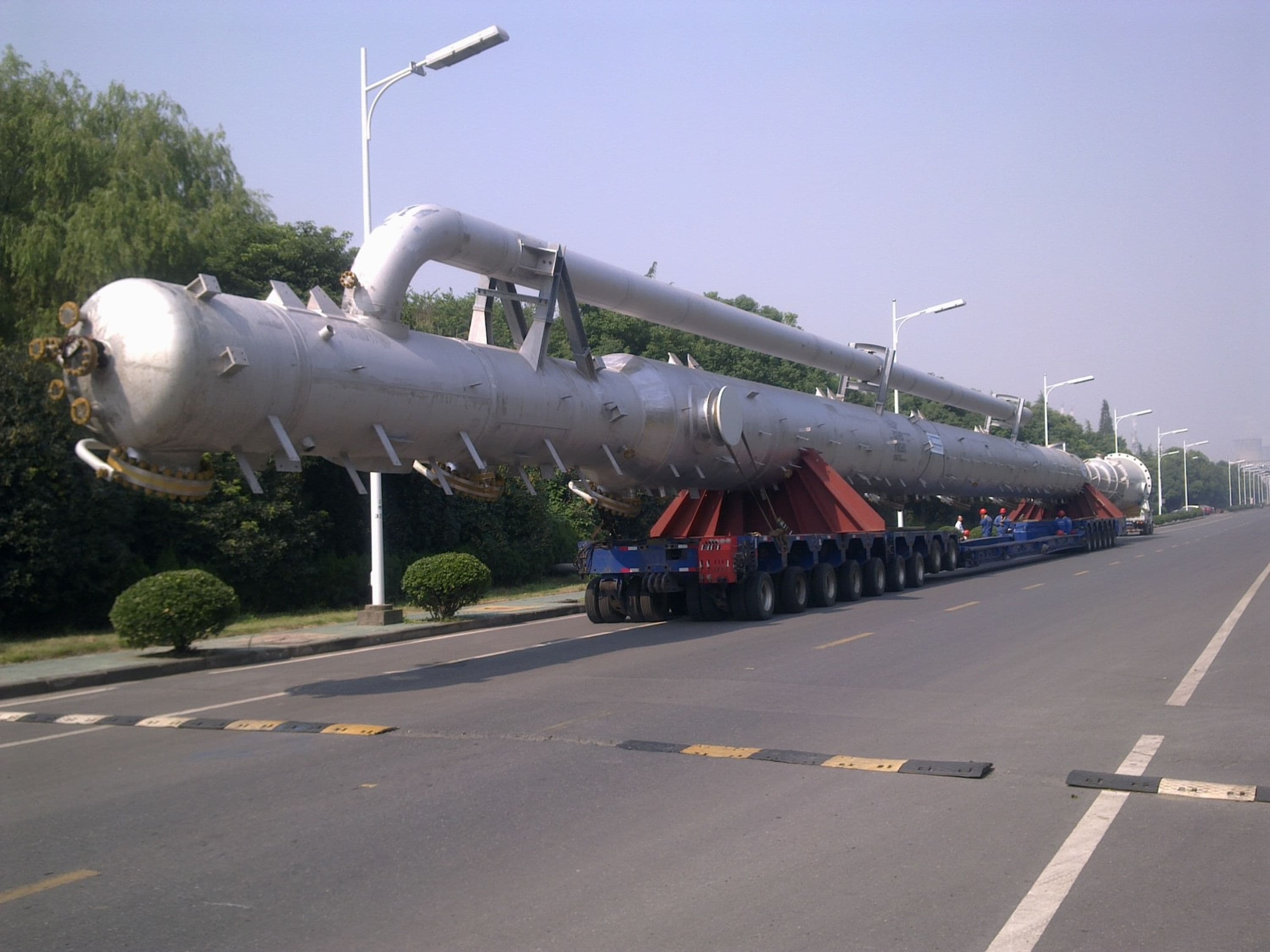 Process column delivery