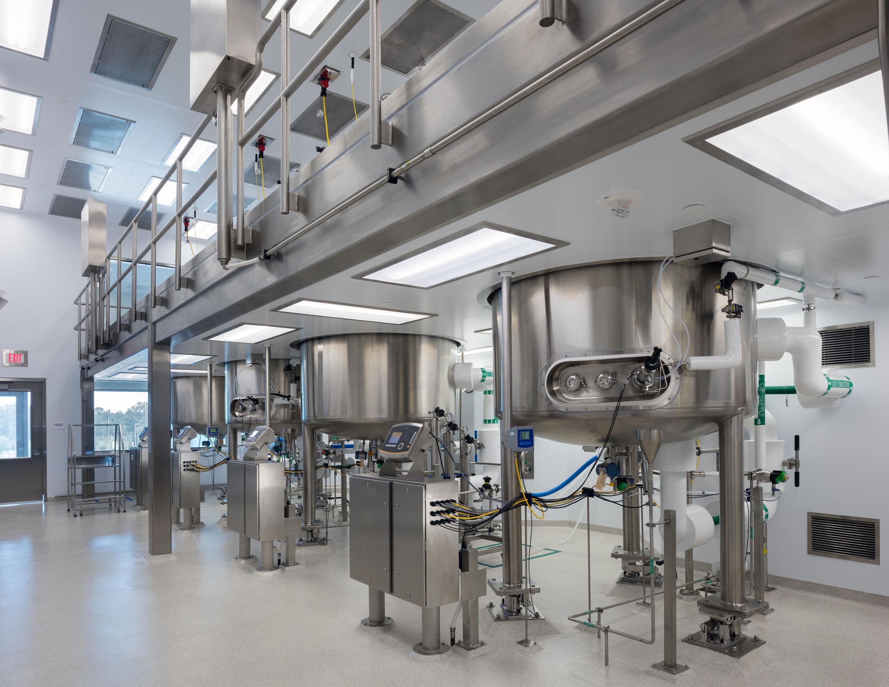 Albumin building processing area, 1