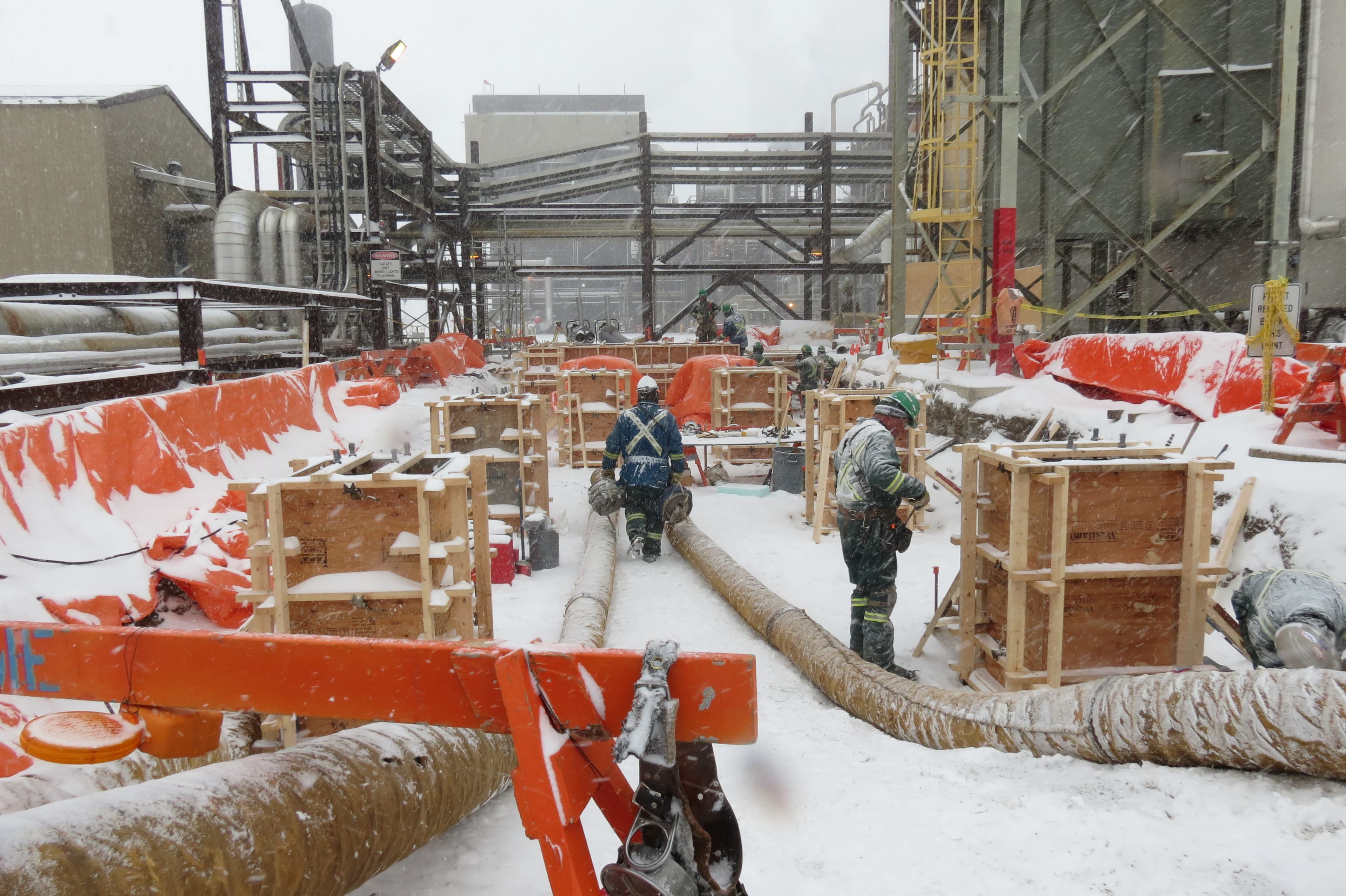 Ducting foundation work