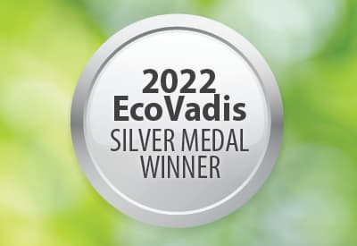 Illustration of 2022 EcoVadis silver medal