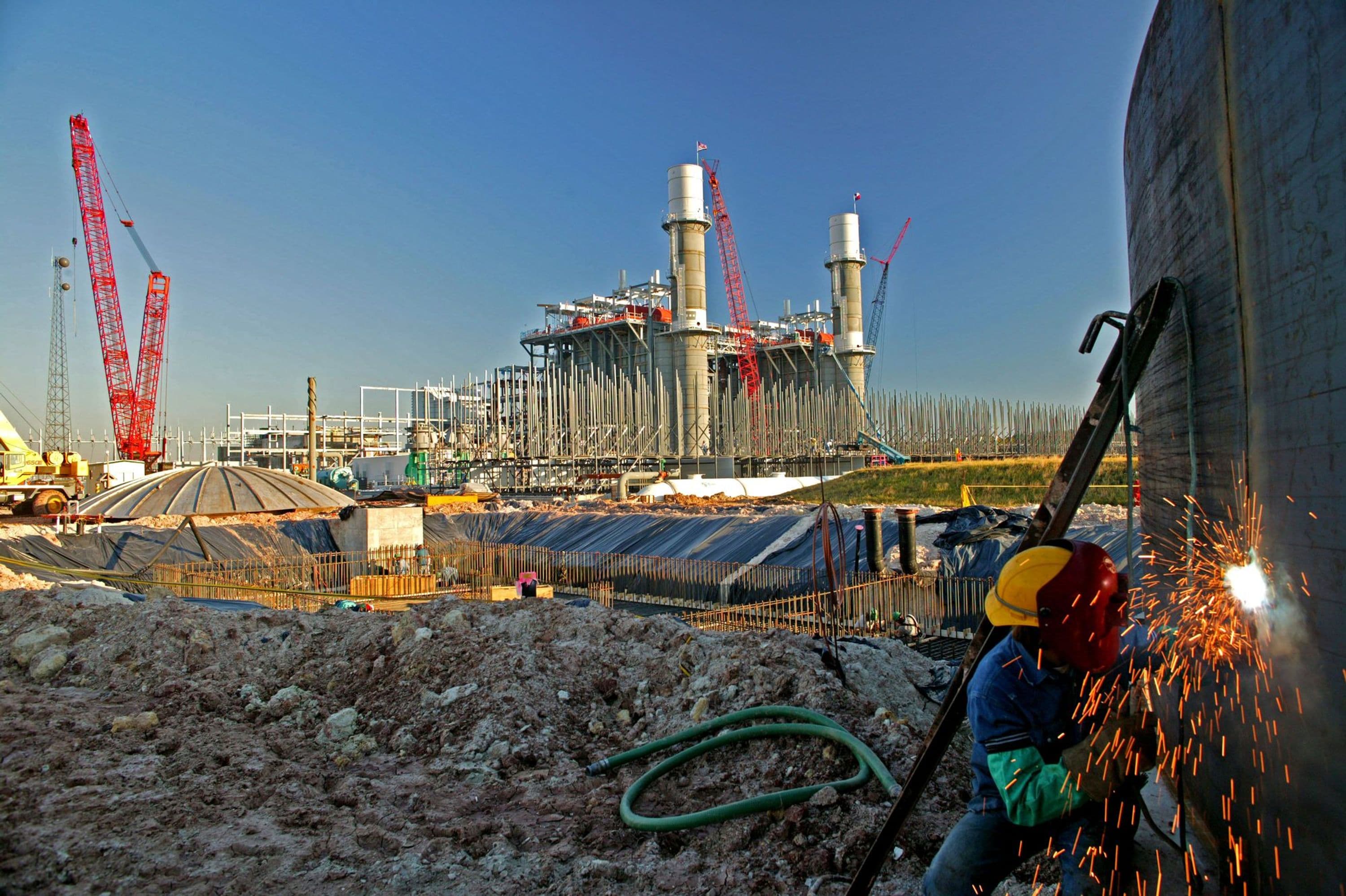 Power generation facility construction
