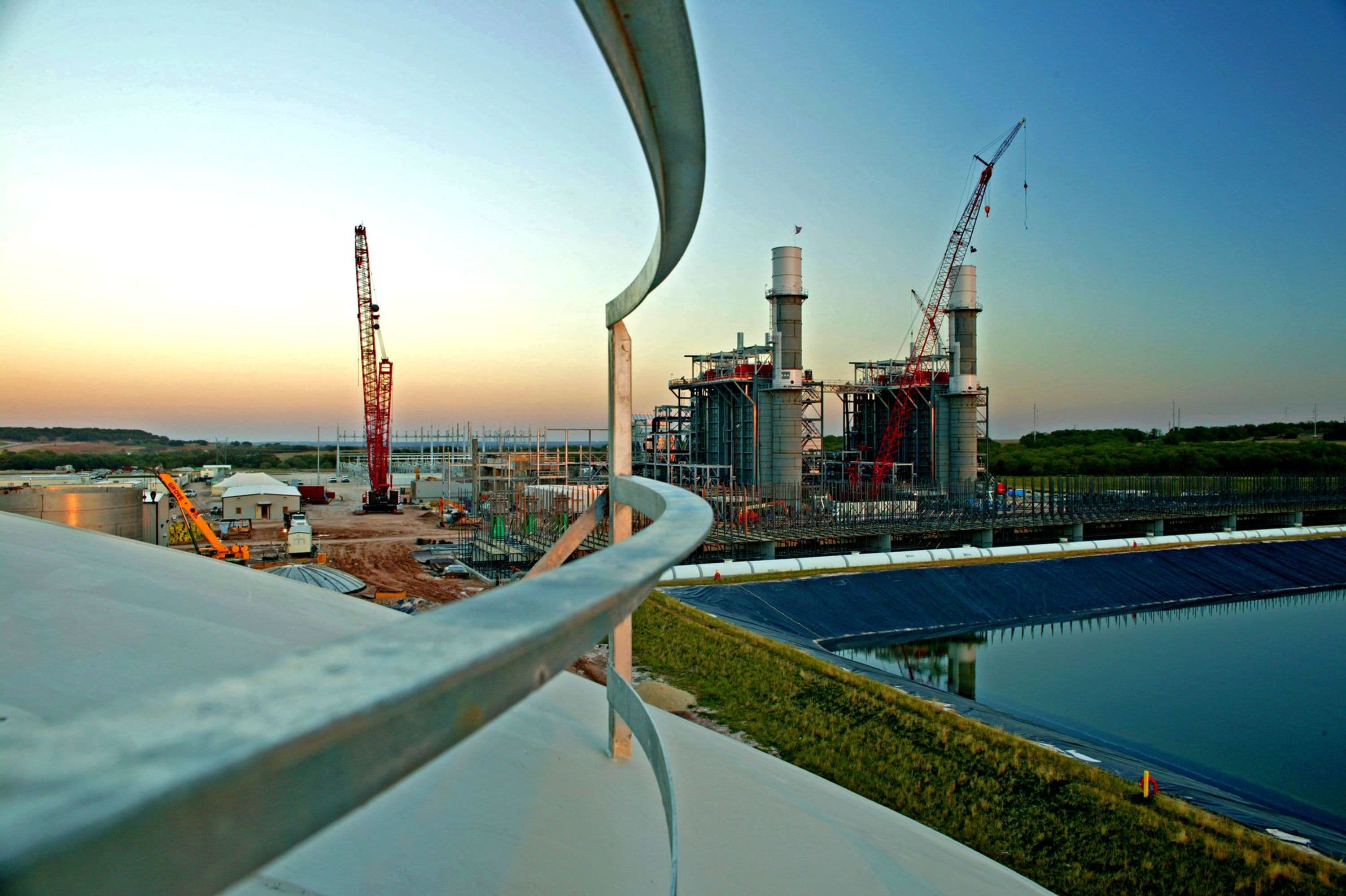 Power block looking southeast