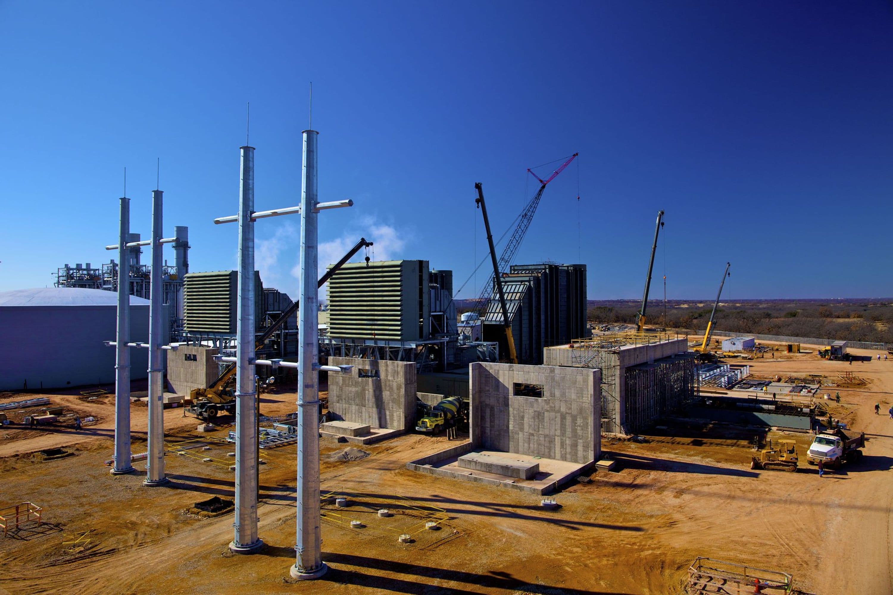 Transmission switch steel and concrete pads for construction of transformers