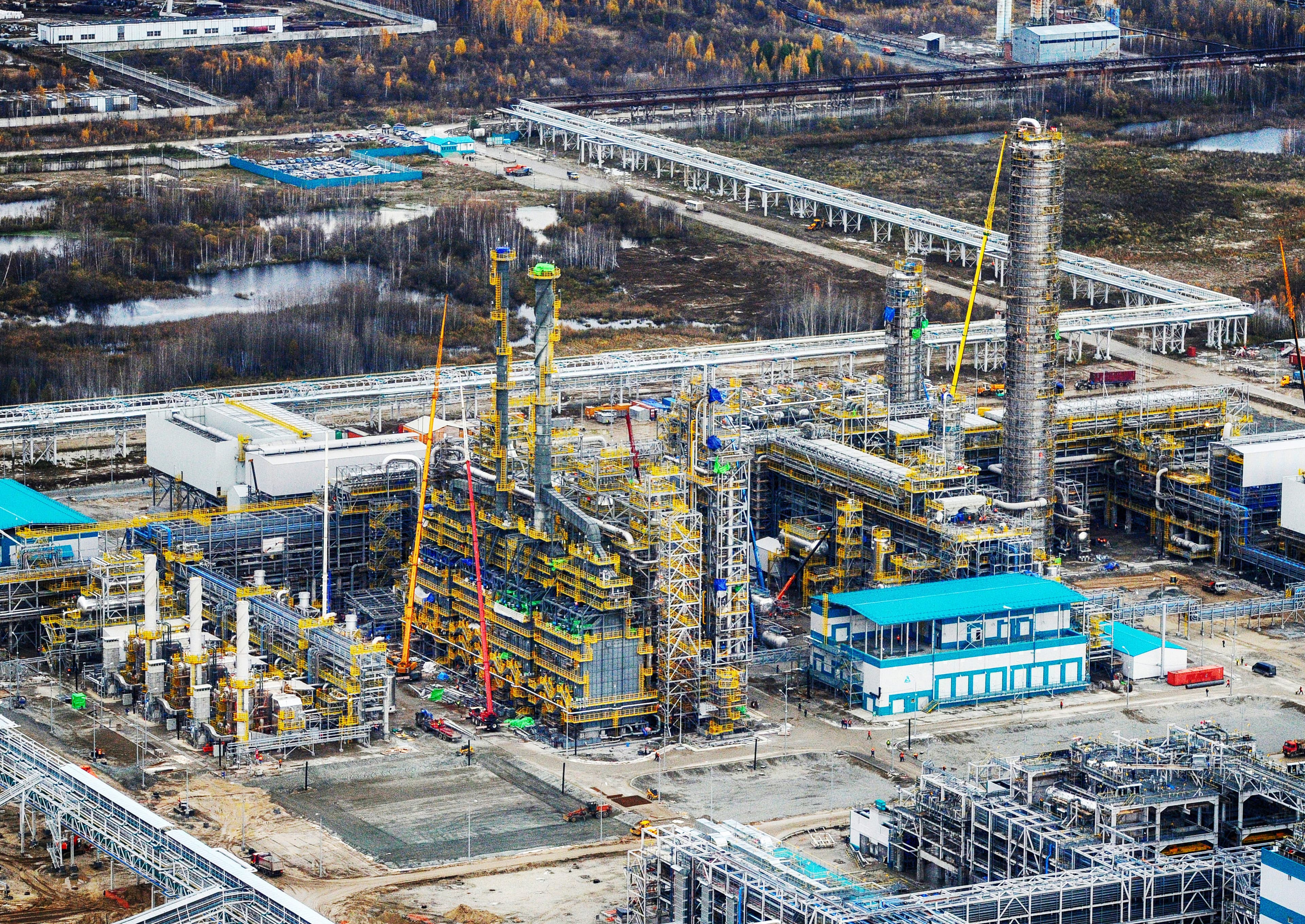 Aerial view of project site